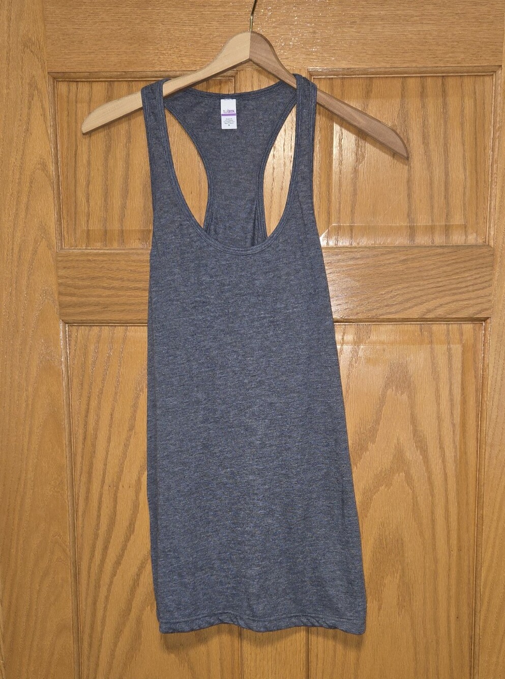 Women's Charcoal Racerback Tank Top